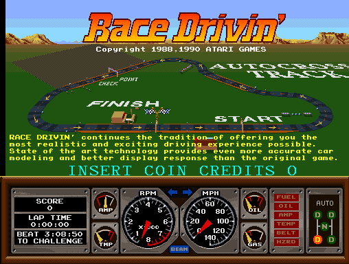 Race Drivin' (cockpit, rev 5)